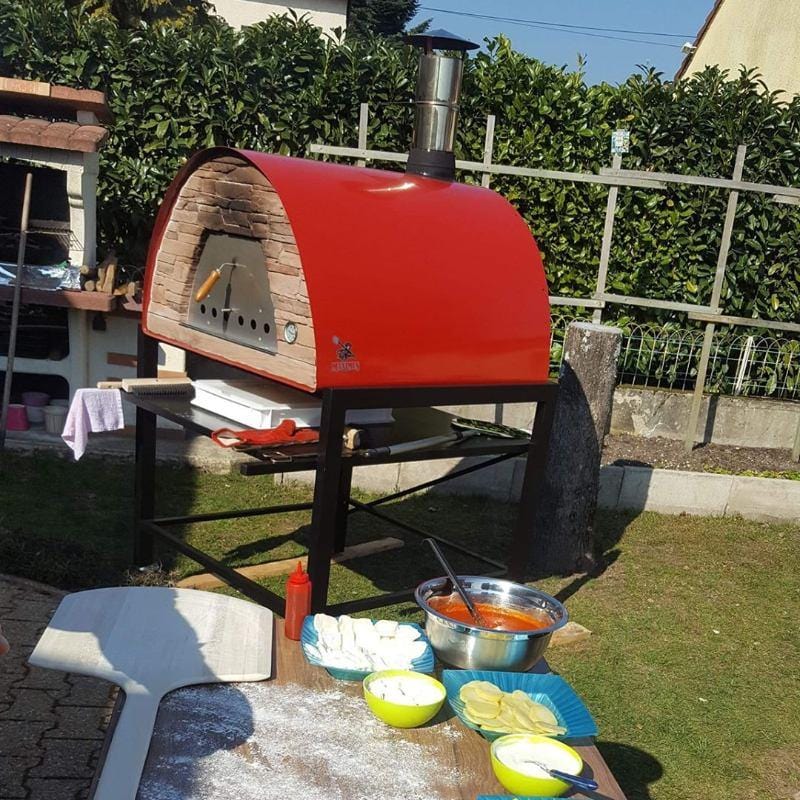 Cooking Outdoors Wood Fired Pizza Oven Maximus Prime Large