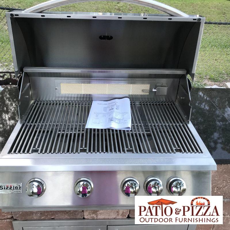 Outdoor Kitchen Kits  Necessories Grill Island Kit - Patio & Pizza Outdoor  Furnishings