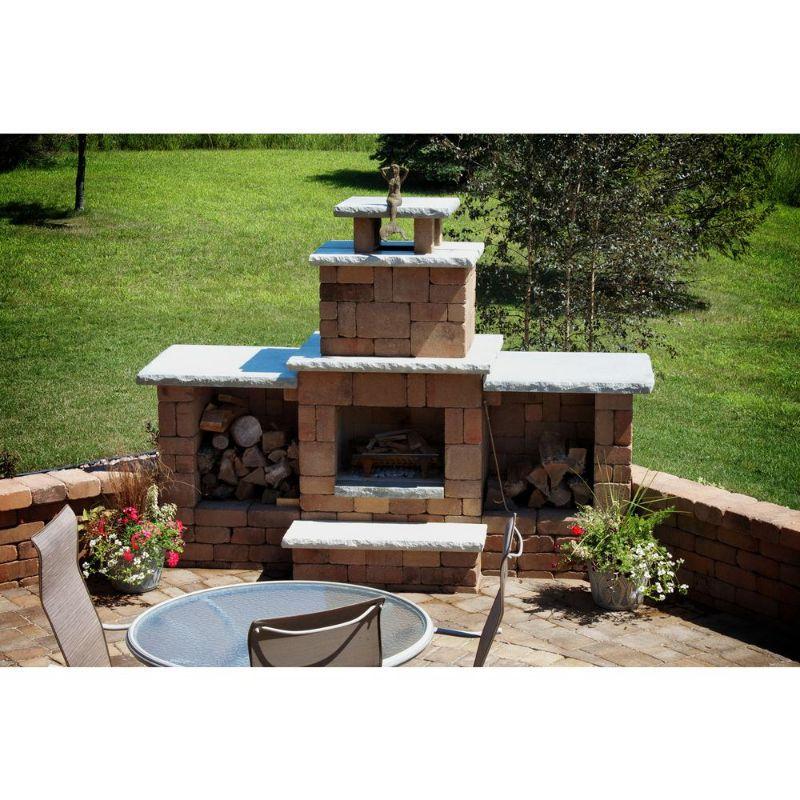 Necessories Compact Fireplace with Hearth