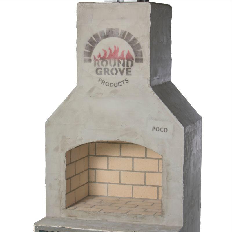 Round Grove Outdoor Fireplace in Poco FP1400