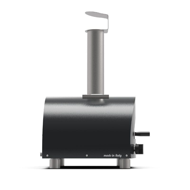 Alfa Moderno Portable Oven in Grey View From the Side