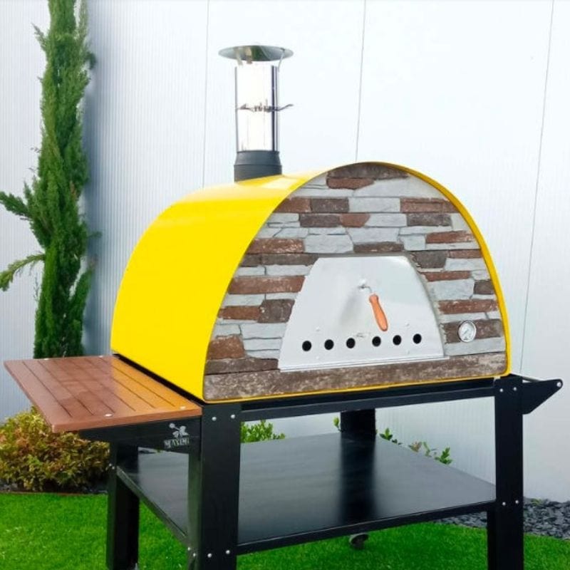 Propane Assist Pizza Oven Pro BBQ Grill Smoker Grill Trailer Food